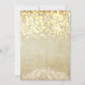 Lights Burlap & Lace Country Chic Kaart (Achterkant)