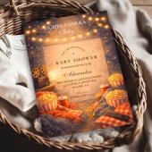 Lights Camera Baby Shower Kaart