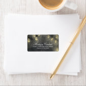 Lights Chalkboard Return Address Labels plakken (Insitu)