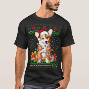 Lights Corgi-Hondenliefhebber, met een lelijke ker T-shirt