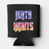 Lights Dirty Habits Coozie (Achterkant)