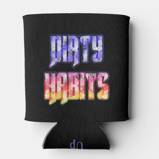 Lights Dirty Habits Coozie (Achterkant)