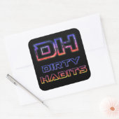 Lights Dirty Habits Sticker (Envelop)