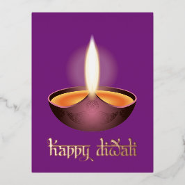 Lights festival folie feestdagen briefkaart