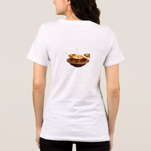 Lights festival Tri-Blend shirt (Achterkant)