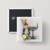 Lights festival vierkante button 5,1 cm (Voorkant /achterkant)