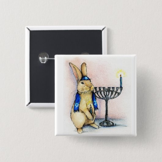 Lights festival vierkante button 5,1 cm (Voorkant /achterkant)