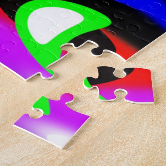 Lights in motion art legpuzzel (Zijkant)