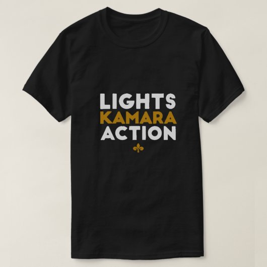 Lights Kamara Action Funny Football New Orleans T-shirt (Design voorkant)