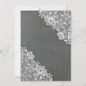 Lights Mason Jars Lace Rustiek Vrijgezellenfeest Kaart (Achterkant)