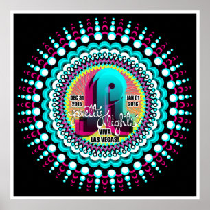 Lights NYE Poster Las Vegas 2015