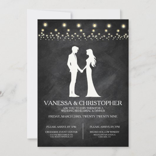  Lights repetitie diner Kaart (Voorkant)