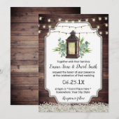  Lights Rustic Wedding Kaart (Voorkant / Achterkant)