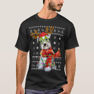 Lights Schnauzer Dog Puppy T-shirt