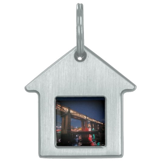 Lights under the bridge huisdieren naamplaatje (Voorkant)