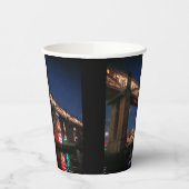 Lights under the bridge papieren bekers (Links)