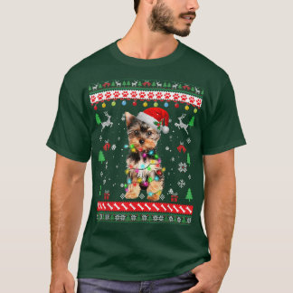 Lights Yorkie Hondenliefhebber, met een lelijke zu T-shirt