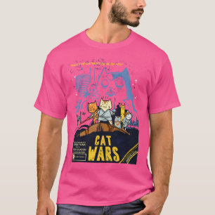 Lightsaber Cat Wars T-shirt