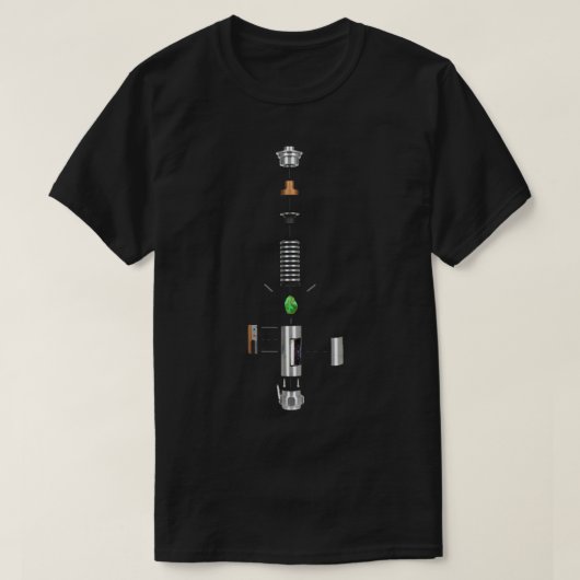 Lightsaber Cross-section Essential T-Shirt (Design voorkant)