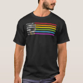Lightsaber Rainbow Essential T-Shirt (Voorkant)
