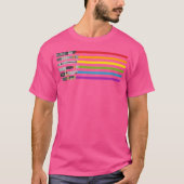 Lightsaber Rainbow T-shirt (Voorkant)