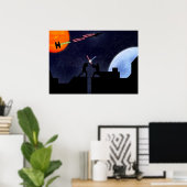 Lightsabergevecht Poster (Thuiskantoor)