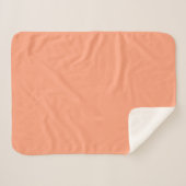 LightSalmon Sherpa Deken (Voorkant (horizontaal))