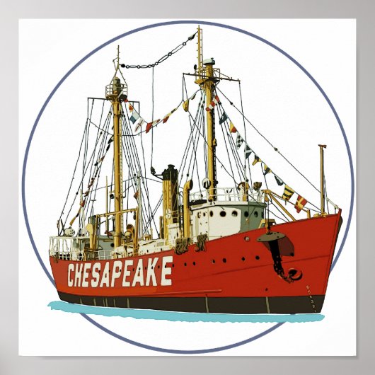 Lightship Chesapeake Poster (Voorkant)