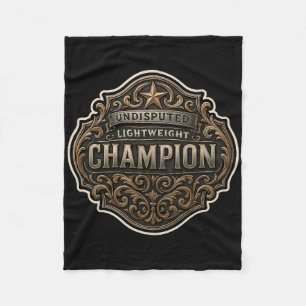 Lightweight Kampioen Mma Boksen Kickboksen Kampioe Fleece Deken