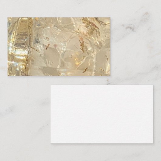 Lightwerker Gold Marble Spirituele Visitekaartjes (Voorkant / Achterkant)