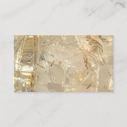 Lightwerker Gold Marble Spirituele Visitekaartjes (Voorkant)