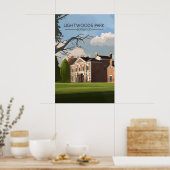 Lightwoods Park Bearwood Reisposter Poster (Keuken)