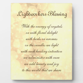 Lightworkers Blessing Fotoplaat