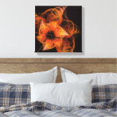 Lightworks Abstract Art Black en White Canvas Afdruk (Insitu (Slaapkamer))