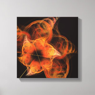 Lightworks Abstract Art Black en White Canvas Afdruk