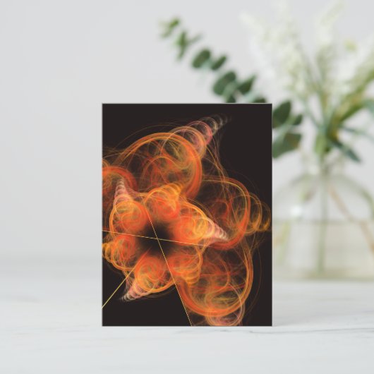 Lightworks Abstract Art Briefkaart (Staand voorkant)