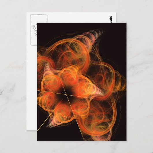 Lightworks Abstract Art Briefkaart (Voorkant / Achterkant)