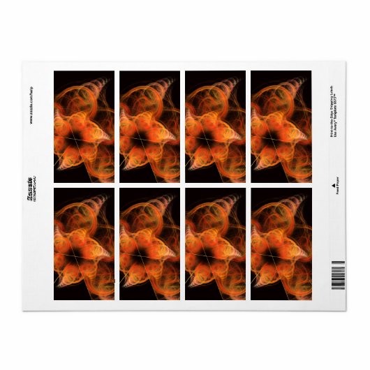 Lightworks Abstract Art Fractal Etiket (Full Sheet)