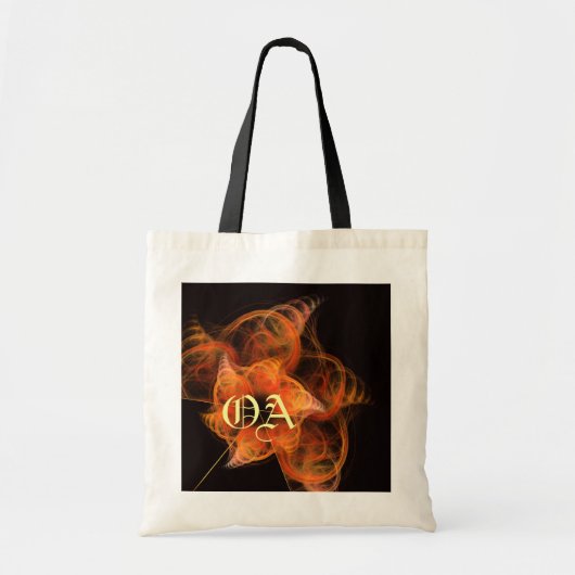Lightworks Abstract Art Monogram Bag Tote Bag (Voorkant)