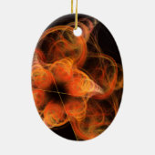 Lightworks Abstract Art Oval Ornament (Achterkant)