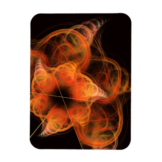 Lightworks Abstract Art Premium Magnet Magneet (Verticaal)