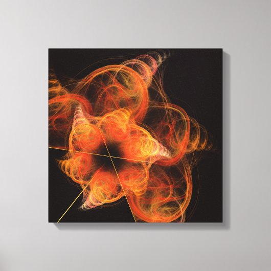 Lightworks Abstract Art Quad Canvas afdrukken (Voorkant)