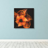 Lightworks Abstract Art Quad Canvas afdrukken (Insitu (Houten vloer))