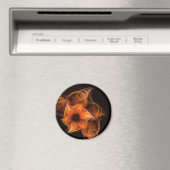 Lightworks Abstract Art Round Magnet (Insitu (Vaatwasser))