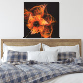 Lightworks Abstract Art Wrapped Canvas Print (Insitu (Slaapkamer))