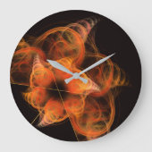 Lightworks Abstracte Art Round Grote Klok (Voorkant)