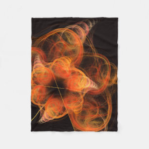 Lightworks Abstracte kunst Fleece Deken