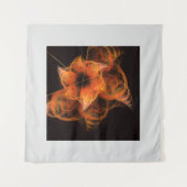 Lightworks Abstracte Kunst FRACTAL van vurige ener Wandkleed (Voorkant (horizontaal))