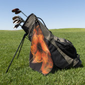 Lightworks Abstracte kunst Golfhanddoek (Groen)