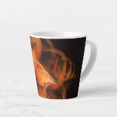 Lightworks Abstracte kunst Latte Mok (Rechterhoek)